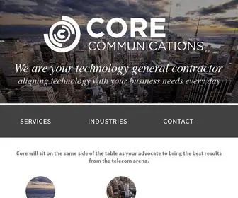 Corecommllc.com(CORE Communications LLC) Screenshot