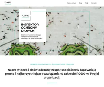 Coreconsulting.pl(Szkolenia RODO) Screenshot