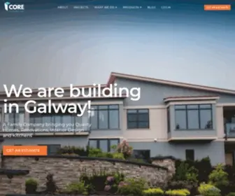 Corecontracting.ca(New Home Construction) Screenshot