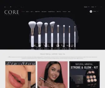 Corecosmetic.com(Smink Kosmetika Makeup Airbrush produkter) Screenshot