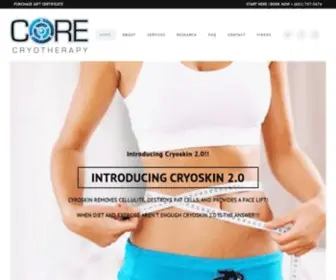 Corecryotherapy.net(Corecryotherapy) Screenshot