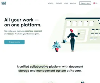 Coredata.is(Stafræna skrifstofan) Screenshot