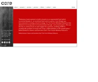 Coredesign.co.in(Core Design) Screenshot