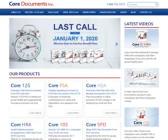 Coredocuments.com(Core Documents) Screenshot