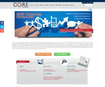 Coreebusiness.com(Third Party Logistics (3PL)) Screenshot