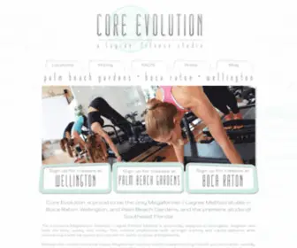 Coreevolutionpb.com(Core Evolution) Screenshot