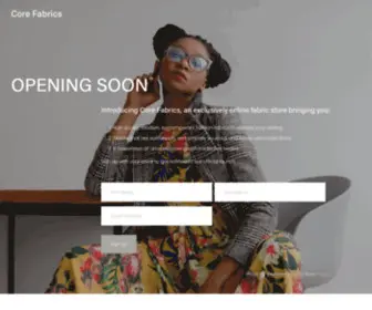 CorefabricsStore.com(Core Fabrics) Screenshot