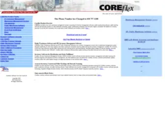 Coreflexoffice.com(Inventory management software) Screenshot