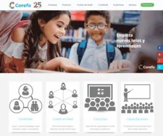 Corefo.com(Ediciones Corefo) Screenshot
