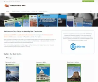 Corefocusonmath.com(Core Focus on Math) Screenshot