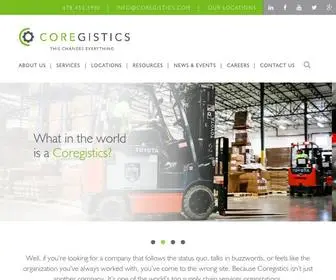 Coregistics.com(Contract packager) Screenshot