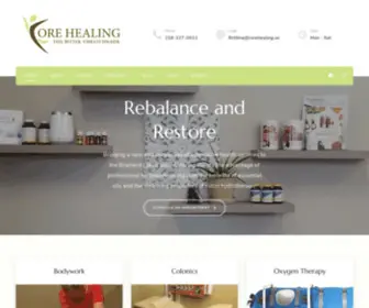 Corehealing.us(Corehealing) Screenshot