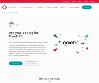 Corehr.com(A HR software solution) Screenshot