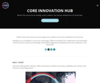 Corehub.com.au(CORE Innovation Hub) Screenshot