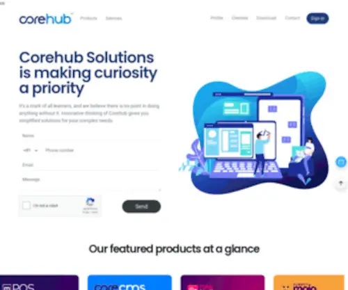 Corehub.in(Corehub Solutions) Screenshot