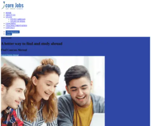 Corejobs.co(Overseas Education Consultants) Screenshot