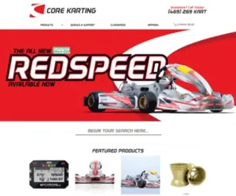 Corekarting.com(Core Karting) Screenshot