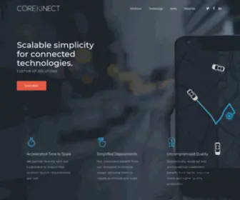 Corekinect.com(Iot Solutions) Screenshot