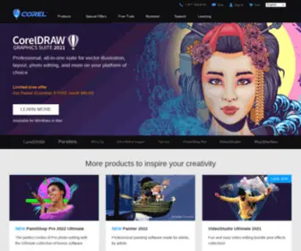 Corel.net(Corel) Screenshot