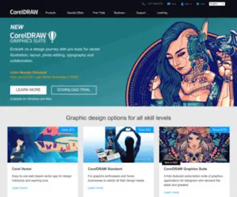 Coreldraw.com(Software voor grafisch ontwerp) Screenshot