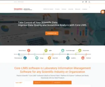 Corelims.com(Core Informatics) Screenshot