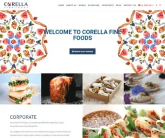 Corellacatering.com.au(Corella Fine Foods) Screenshot