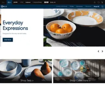 Corelle.com(Smart, Strong, Stylish Corelle® Dinnerware) Screenshot
