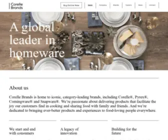 Corellebrands.com.au(Corelle Brands) Screenshot