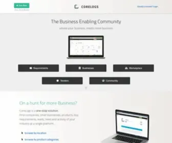 Corelogs.com(Community of SMEs) Screenshot