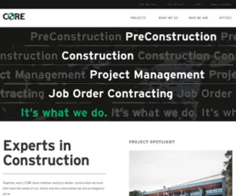 Coreltd.com(The CORE Group) Screenshot