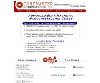 Coremaster.com(CoreMaster International) Screenshot