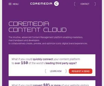 Coremedia.com(CoreMedia Content Cloud) Screenshot