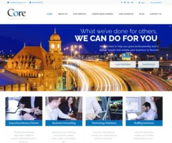 CoremGMT.com(Core Consulting) Screenshot