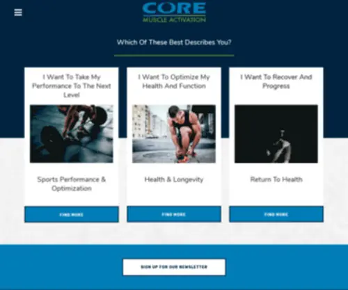 Coremuscleactivation.com(Core Muscle Activation) Screenshot