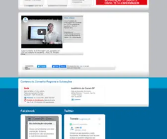 Coren-DF.gov.br(Página do coren) Screenshot