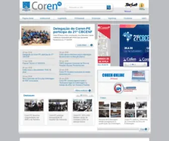 Coren-PE.gov.br(Conselho Regional de Enfermagem de Pernambuco) Screenshot