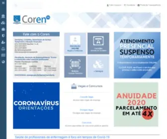 Corenpr.gov.br(Conselho Regional de Enfermagem do Paraná) Screenshot