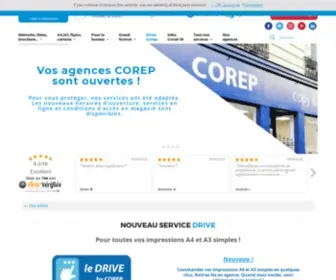 Corep.fr(Imprimer en ligne) Screenshot
