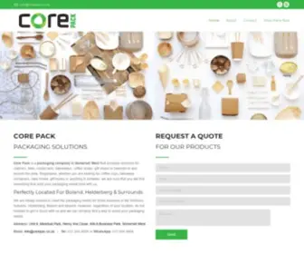 Corepack.co.za(Core Pack) Screenshot