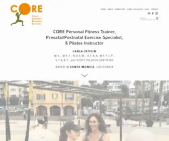 Corepersonaltrainer.com(CORE Personal Fitness Trainer) Screenshot