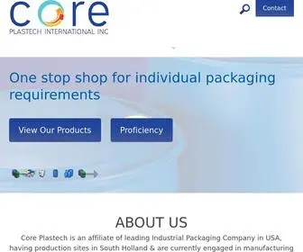 Coreplastech.com(Manufacturing of Intermediate Bulk Containers) Screenshot