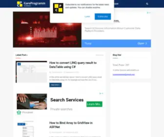 Coreprogramm.com(CoreProgram CoreProgram) Screenshot