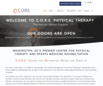 Coreptdc.com(Physical Therapy) Screenshot