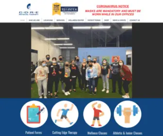 Corept.net(Wellness Center) Screenshot