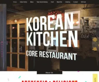 Corerestaurant.com(Core) Screenshot