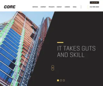Corescaffold.com(Maintenance mode) Screenshot