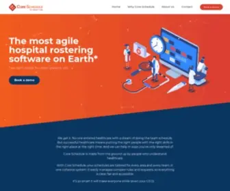 Coreschedule.com(Agile roster solutions) Screenshot
