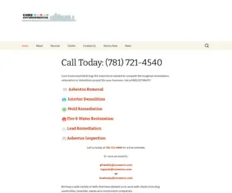 Coreservs.com(Asbestos Testing) Screenshot