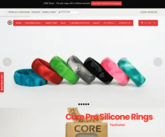 Coresiliconerings.com(CORE Silicone Rings) Screenshot