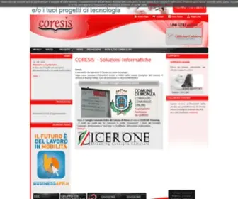 Coresis.com(Coresis Srl) Screenshot